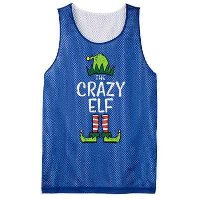 Crazy Elf Xmas Matching Christmas For Family Funny Mesh Reversible Basketball Jersey Tank