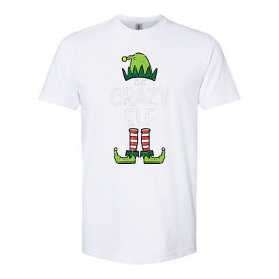 Crazy Elf Xmas Matching Christmas For Family Funny Softstyle CVC T-Shirt