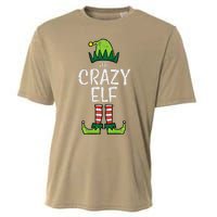 Crazy Elf Xmas Matching Christmas For Family Funny Cooling Performance Crew T-Shirt