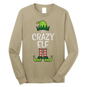 Crazy Elf Xmas Matching Christmas For Family Funny Long Sleeve Shirt