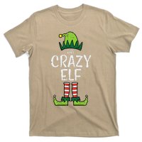 Crazy Elf Xmas Matching Christmas For Family Funny T-Shirt