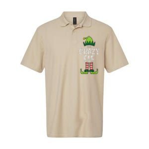 Crazy Elf Xmas Matching Christmas For Family Funny Softstyle Adult Sport Polo