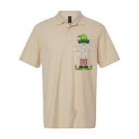 Crazy Elf Xmas Matching Christmas For Family Funny Softstyle Adult Sport Polo