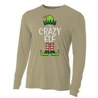 Crazy Elf Xmas Matching Christmas For Family Funny Cooling Performance Long Sleeve Crew