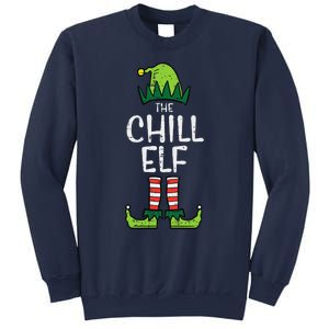 Chill Elf Xmas Matching Christmas For Family Funny Funny Sweatshirt