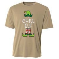 Chill Elf Xmas Matching Christmas For Family Funny Funny Cooling Performance Crew T-Shirt