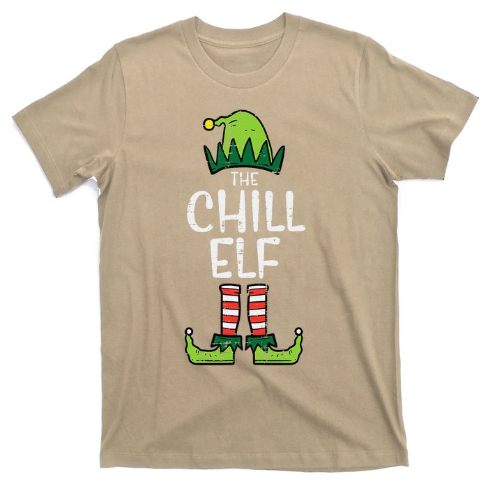 Chill Elf Xmas Matching Christmas For Family Funny Funny T-Shirt