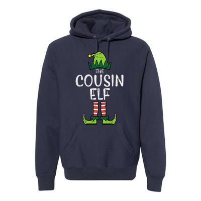 Cousin Elf Xmas Matching Christmas For Family Premium Hoodie