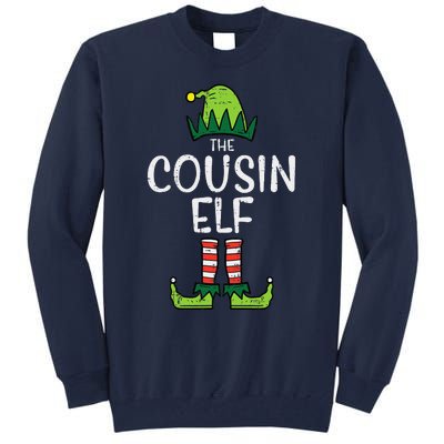 Cousin Elf Xmas Matching Christmas For Family Tall Sweatshirt