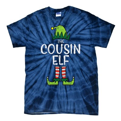 Cousin Elf Xmas Matching Christmas For Family Tie-Dye T-Shirt