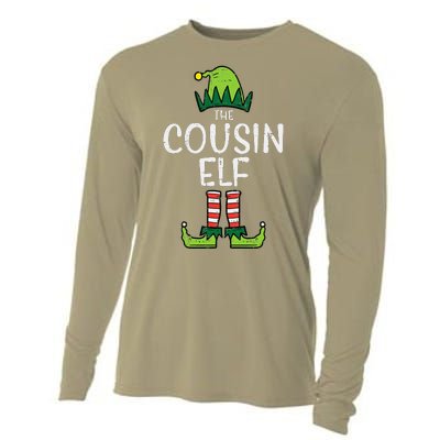 Cousin Elf Xmas Matching Christmas For Family Cooling Performance Long Sleeve Crew