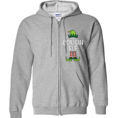 Cousin Elf Xmas Matching Christmas For Family Full Zip Hoodie