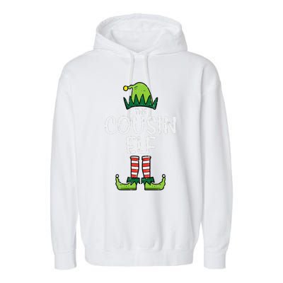 Cousin Elf Xmas Matching Christmas For Family Garment-Dyed Fleece Hoodie