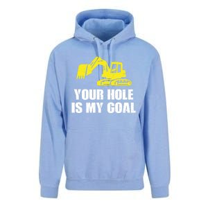 Cool Excavating Your Hole Is My Goal Gift Unisex Surf Hoodie