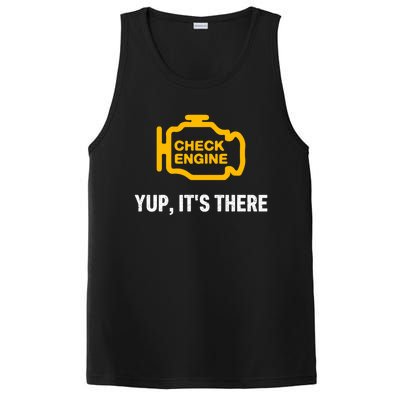 Check Engine Yup ItS There Auto Repair Funny Car Mechanic Meaningful Gift PosiCharge Competitor Tank