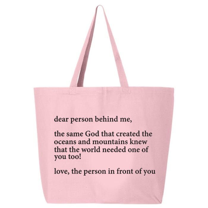 Carew Ellington You Are Loved Dear Person Behind Me 25L Jumbo Tote