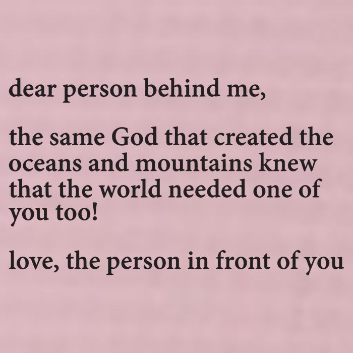 Carew Ellington You Are Loved Dear Person Behind Me 25L Jumbo Tote
