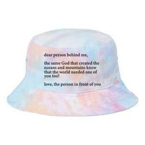 Carew Ellington You Are Loved Dear Person Behind Me Tie Dye Newport Bucket Hat