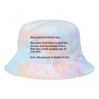 Carew Ellington You Are Loved Dear Person Behind Me Tie Dye Newport Bucket Hat