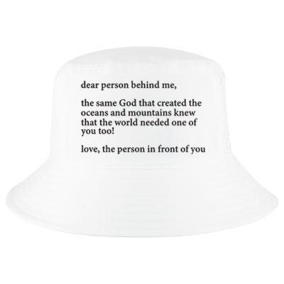 Carew Ellington You Are Loved Dear Person Behind Me Cool Comfort Performance Bucket Hat