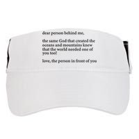 Carew Ellington You Are Loved Dear Person Behind Me Adult Drive Performance Visor