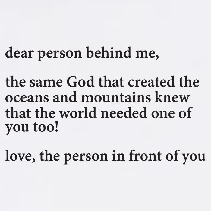 Carew Ellington You Are Loved Dear Person Behind Me Mug