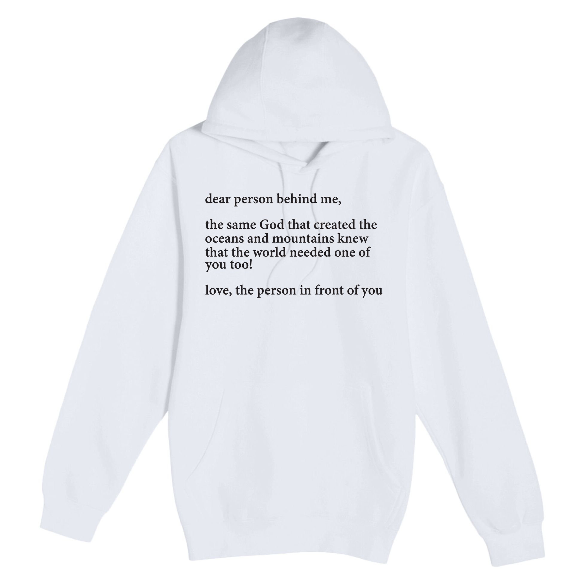 Carew Ellington You Are Loved Dear Person Behind Me Premium Pullover Hoodie