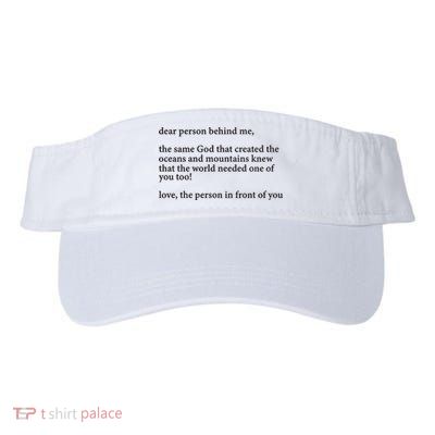 Carew Ellington You Are Loved Dear Person Behind Me Visor