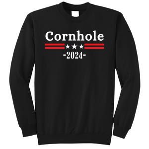 Cornhole Funny 2024 Election Tall Sweatshirt