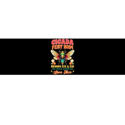 Cicada Fest 2024 Broods Xix & Xiii Entomology Cicada Lover Gift Bumper Sticker