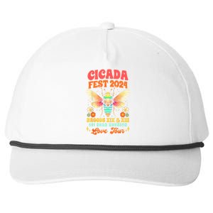 Cicada Fest 2024 Broods Xix & Xiii Entomology Cicada Lover Gift Snapback Five-Panel Rope Hat