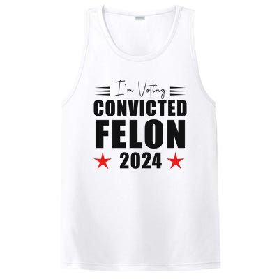 Convicted Felon 2024 Voting Graphic PosiCharge Competitor Tank