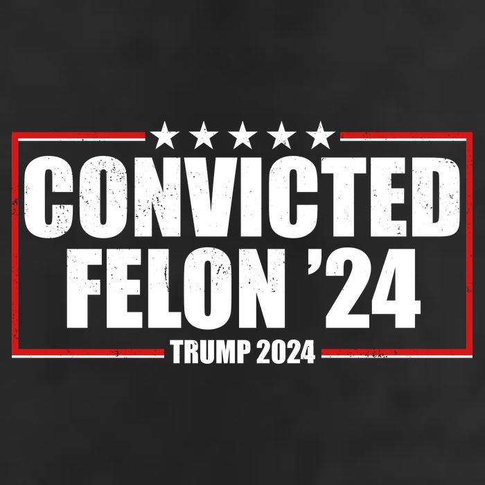 Convicted Felon 24 Trump 2024 Adult Drive Performance Visor