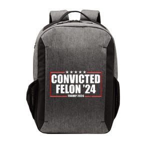 Convicted Felon 24 Trump 2024 Vector Backpack