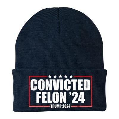 Convicted Felon 24 Trump 2024 Beanie