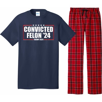 Convicted Felon 24 Trump 2024 Pajama Set