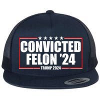 Convicted Felon 24 Trump 2024 Flatbill Hat
