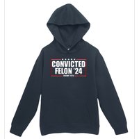 Convicted Felon 24 Trump 2024 Urban Pullover Hoodie