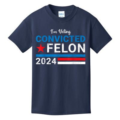 Convicted Felon 2024 Kids T-Shirt