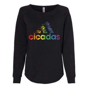 Cicada Fest 2024 Broods Xix & Xiii Love Womens California Wash Sweatshirt