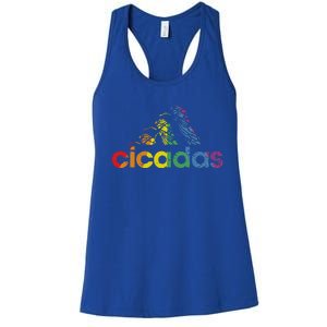 Cicada Fest 2024 Broods Xix & Xiii Love Women's Racerback Tank