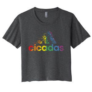 Cicada Fest 2024 Broods Xix & Xiii Love Women's Crop Top Tee