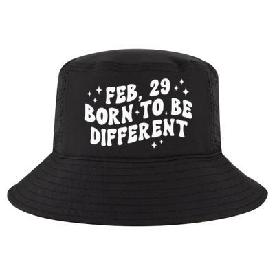 Cute Feb 29 Born To Be Different Leap Day Birthday Leap Year Cool Comfort Performance Bucket Hat