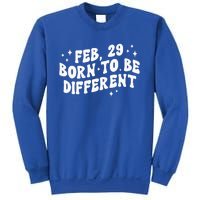 Cute Feb 29 Born To Be Different Leap Day Birthday Leap Year Sweatshirt