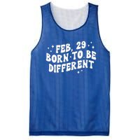 Cute Feb 29 Born To Be Different Leap Day Birthday Leap Year Mesh Reversible Basketball Jersey Tank