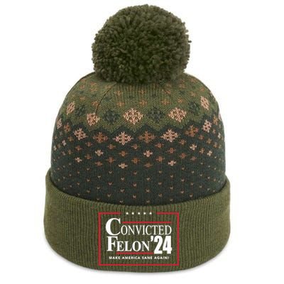 Convicted Felon 24 Make America Sane Again The Baniff Cuffed Pom Beanie