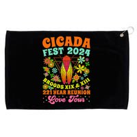 Cicada Fest 2024 Reunion Invasion Brood Xiii Xix Grommeted Golf Towel