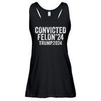 Convicted Felon 24 Trump 2024 Ladies Essential Flowy Tank