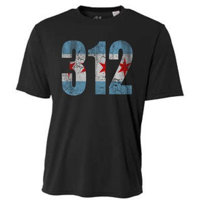 Chicago Flag 312 Cooling Performance Crew T-Shirt