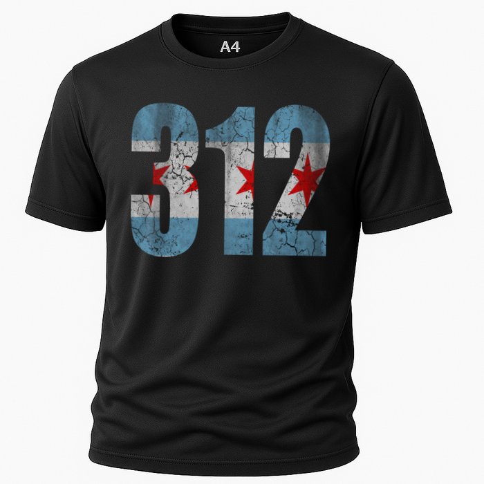 Chicago Flag 312 Cooling Performance Crew T-Shirt